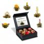 Preview: Teeblumen Weißer Tee in eleganter Magnetbox
